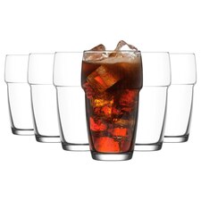 Argon Tableware Apilado Stacking Highball Glasses - 340ml - Pack of 6