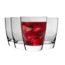 Bormioli Rocco Nadia Double Whisky Glasses - 375ml - Pack of 4