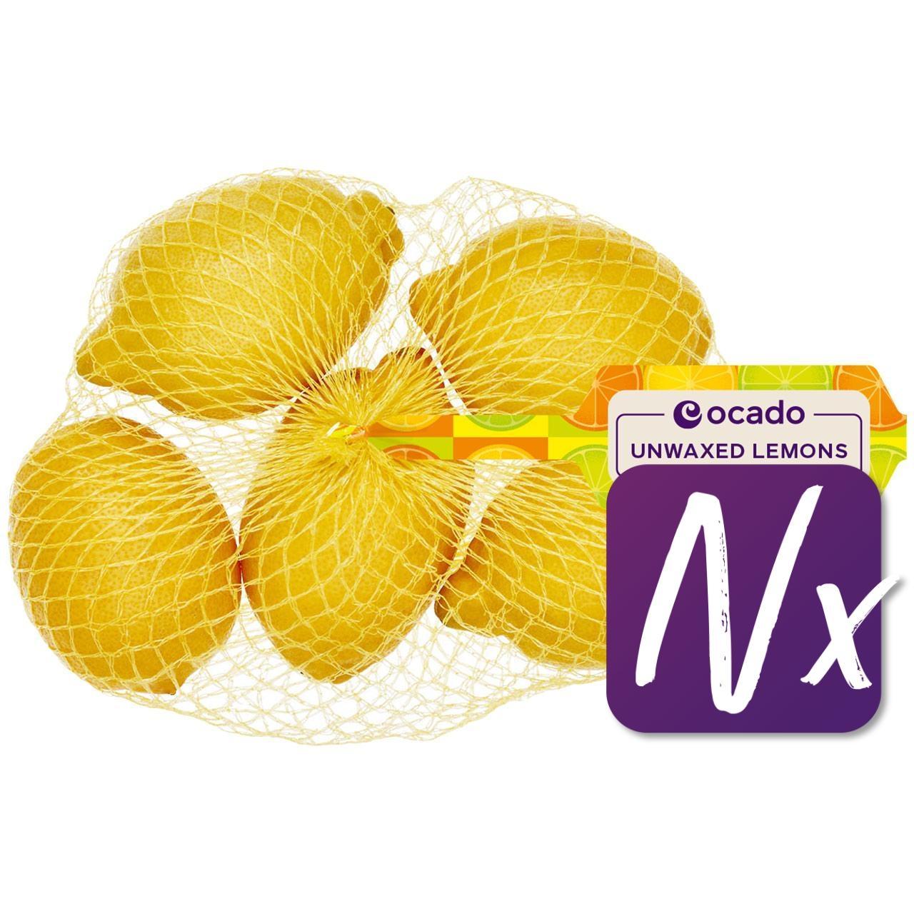 Ocado Unwaxed Lemons