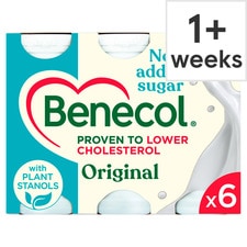 Benecol Original No Added Sugar 6 x 67.5g