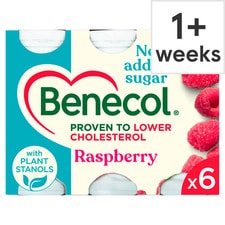 Benecol Raspberry No Added Sugar 6 x 67.5g