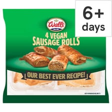 Wall's 4 Vegan Sausage Rolls 220g