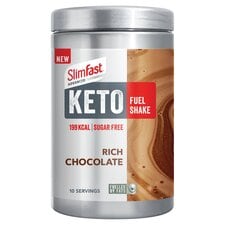 SlimFast Advanced Keto Fuel Powdered Shake Mix - Rich Chocolate 350g