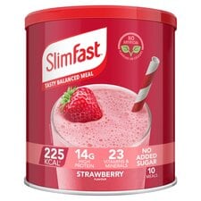 SlimFast Meal Replacement Shake Powder - Strawberry Flavour 365g