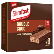 SlimFast Multipack Snack Bar - Double Chocolate 6 Bars