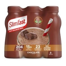 SlimFast Meal Replacement Shake - Chunky Chocolate 6 x 325ml