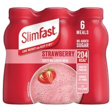 SlimFast Meal Replacement Shake - Strawberry Multipack 6 x 325ml