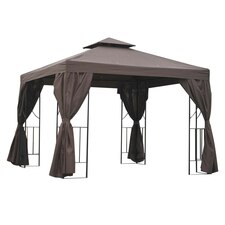 Outsunny 3m x 3m Garden Metal Gazebo Sun Shade Shelter Outdoor Tent