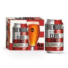 Brew Dog Elvis Juice Grapefruit Ipa 4X330ml