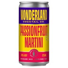 Wonderland Cocktail Co. Passion Fruit Martini 125ml