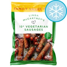 Linda Mccartney Family Pack 10 Vegetarian Sausages 450G