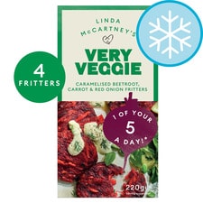 Linda Mccartney Very Veggie Beetroot & Red Onion Fritters 220G