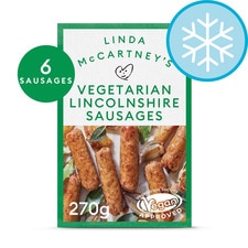 Linda McCartney's 6 Vegan Lincolnshire Sausages 270g