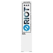 Riot Bar Disposable E-Cigarette - Blue Burst Nicotine Free 2ml