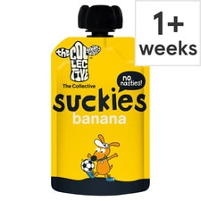 The Collective Suckies Banana Kids Yoghurt Pouch 90g