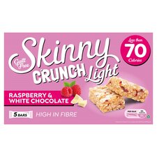 Skinny Crunch Light Raspberry & White Chocolate 5X19g