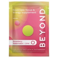 Beyond Focus & Energy Nootropic Supplement - Strawberry Watermelon-Lime Powder 10G