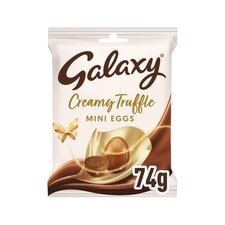 Galaxy Creamy Truffles Mini Eggs Chocolate Bag 74g