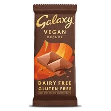 Galaxy Vegan Orange Chocolate Bar Dairy Free 100G