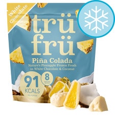 TrüFrü Piña Colada White Chocolate Covered Pineapple & Coconut 227g