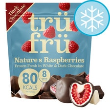 TrüFrü White & Dark Chocolate covered Raspberries 227g