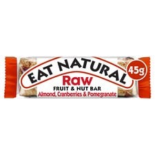 Eat Natural Raw Almond Cranberry & Pomegranate Fruit & Nut Bar 45G