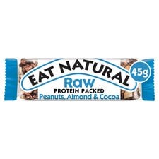 Eat Natural Raw Protein Bar Peanuts Almond & Cocoa 45G