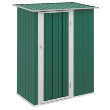 Outsunny Outdoor Storage Shed Garden Shed with Lockable Door Green