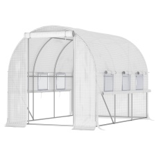 Outsunny 3 x 2 x 2m Polytunnel Green House w/ UV-resistant PE Cover