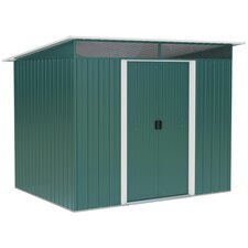 Outsunny Garden Shed Outdoor Storage Tool Organizer with Double Door