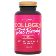 Vitawell Collagen Total Beauty Tablets with Collagen Peptides 3000Mg 90s