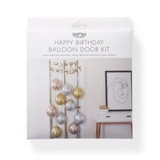 Ginger Ray Shimmer 'Happy Birthday' Balloon Door Kit