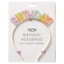 Ginger Ray Ombre 'Birthday' Headband