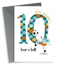 thortful Cute 10th Birthday Card For Him