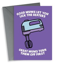 thortful Funny Baking Birthday Card For Mum