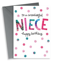 thortful Classic Birthday Card For Niece