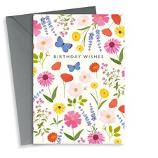 Pretty Butterfly Birthday Card For Her