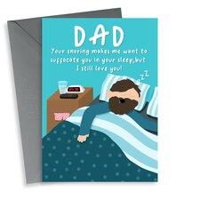 thortful Relatable Snoring Father's Day Card