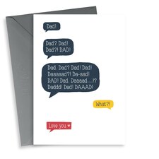 thortful Relatable Text Message Father's Day Card