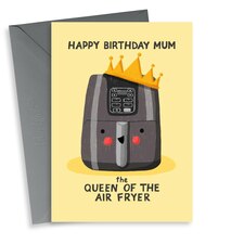 thortful Cute Air Fryer Birthday Card For Mum