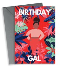 thortful Pretty Botanical Girl Birthday Card