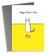 thortful Funny Cat Father's Day Card