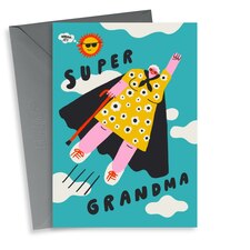 thortful Cute Superhero Birthday Card For Grandma