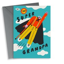 thortful Cute Superhero Father's Day Card For Grandpa