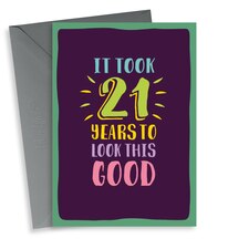 thortful Cheeky 21st Birthday Card