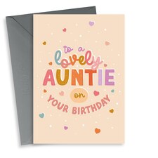 thortful Cute Birthday Card For Auntie