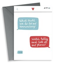 thortful Funny & Relatable Text Messages Anniversary Card