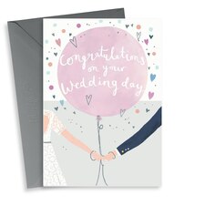 thortful Pretty Confetti Wedding Card