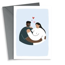 thortful Cute Hug Anniversary Card For Partner