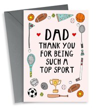 thortful Cute Sporty Father's Day Card